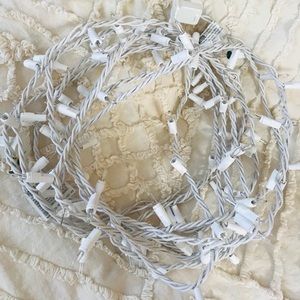 All White Decorative String Lights
